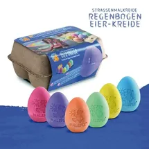 Carrera Straßenmalkreide Eier 6 St. farblich sortiert