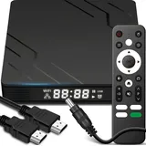 Retoo Tv Box Android 13 Set Smart Media Player Quad Core Streaming 4k Bluetooth 5 4x1.5Ghz H.265 WiFi Ethernet Full HD HDMI mit Fernbedienung 2/16GB Retoo