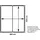 Westfalia Schlafkomfort Boxbett 194 x 214 cm Grau