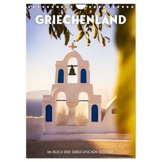 Calvendo Griechenland - Im Reich der griechischen Götter. (Wandkalender 2026 DIN A4 hoch), CALVENDO Monatskalender: Ein Paradies für Strandliebhaber und Kulurinteressierte. (CALVENDO Orte)
