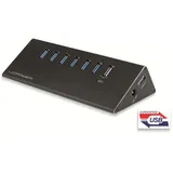 LC-POWER USB-Hub, 6x USB-A 3.0, USB-A 3.0 [Buchse] (LC-HUB-ALU-2B-7)