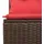 vidaXL Garten-Lounge-Set 9-tlg. braun