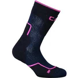 CMP Kids Trekking Socks Wool Mid blue ink-purple fluo (46NH) 25/27