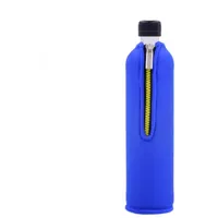 Biodora Dora's Glasflasche mit Neoprenbezug blau 500 ml