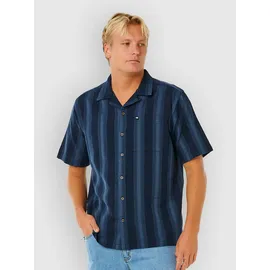 Rip Curl Kurzarmhemd gestreift Dark Navy M