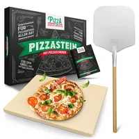 Pizza Divertimento Pizzastein Ø 30 cm Cordierit silber