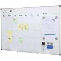 Vevor Kalender Whiteboard Beschreibbare Magnettafel 915 x 610 mm,