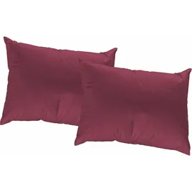Wirth Dekokissen SUNBONE, Kissenhülle ohne Füllung, 2 Stück rot 40 cm x 40 cm