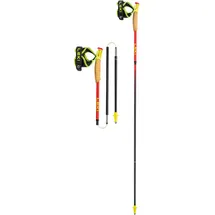 Leki Ultratrail FX.One Superlite 120 cm bright red-neonyellow-naturalcarbon