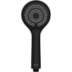 WENKO Duschkopf Watersaving Schwarz matt