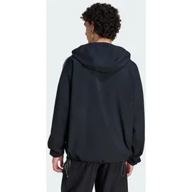 adidas STRIPED REGULAR WINDRUNNER Jacke Unisex Schwarz XL