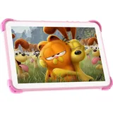 okulaku Kinder Tablet 10 Zoll für mit Case Stand, Android 32GB ROM 64GB Erweiterbar WiFi 6 IPS Bildschirm Kindersicherung APP, Kids 3-12