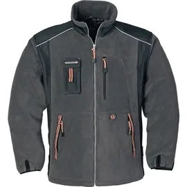 Terratrend Fleecejacke Gr.XL dunkelgrau/schwarz/orange TERRATREND