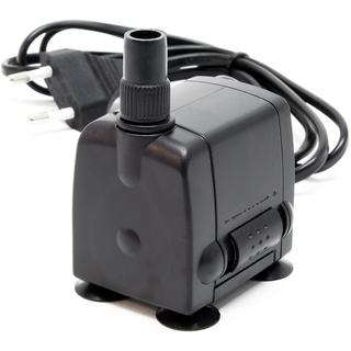 Wiltec JP-032 Aquarium Pumpe 350l/h 5W kleine Aquariumpumpe für Mini Aquarium 25L kompakte Wasserpumpe für Nano Aquarien
