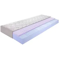 Breckle Kaltschaummatratze Sleepgel 2, Weiß, Textil, H3, Füllung: Polyester, 80x200 cm, Lga, Oeko-Tex® Standard 100, Härtegradauswahl, Bezug abnehmbar/waschbar, Ober- und Unterseite versteppt, für Hausstauballergiker geeignet, klimatisierte Belüftungskanäle, verstellbare Lattenroste atmungsaktiv, schadstoffgeprüft, rundum abnehmbar, mit Silberionen antiallergisch, Schlafzimmer, Matratzen Shop, Matratzen, Kaltschaummatratzen