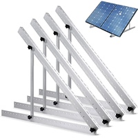 Aluminium Solarmodul Halterung bis 114cm Modulbreite für Flachdach