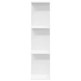 vidaXL Wandregal 2 pcs 25 x 15 x 100 cm Weiß