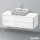 Duravit XSquare Waschtischunterschrank, 2 Schubkästen, weiß hochglanz