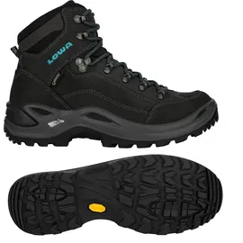 Lowa Renegade GTX Mid Damen Asphalt/Türkis 41