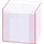 Folia Zettelbox LUXBOX transparent inkl. 800 Notizzettel weiß