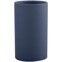 Spirella Zahnputzbecher Zahnbürstenhalter Keramik Tube 7x11,5 cm Blau Matt, Blue