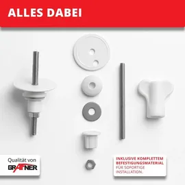 Grafner WC Sitz mit Absenkautomatik Motiv Colored Bubbles