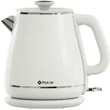MULIN wasserkocher retro, Elektrischer Wasserkocher mit 360° Basis, 1,8 L Kapazität, 1800 W, Schnellkochfunktion, Automatische Abschaltung,teekocher,electric kettle