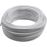 Kabelexpress Zwillingsleitung XYFAZ-H 2x0,75mm2, 25m-Ring, weiß