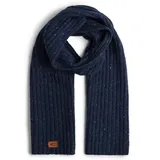 CAMEL ACTIVE Herren Strickschal mit Merinowolle Blau menswear-OS
