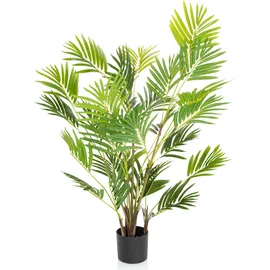 HJH Office Kunstpflanze ARECA I Palme Grün