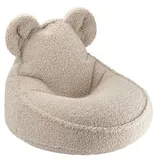 Wigiwama Sitzsack mit Bärenmotiv in Biscuit