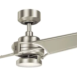 Licht-Erlebnisse UBBA 142 cm Deckenventilator Weiß