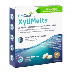 Oracoat Xylimelts Hafttabletten milde Minze