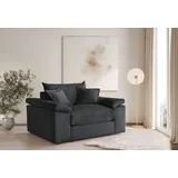 Home Affaire XXL-Sessel Soft&Cosy 151 x 93 x 123 cm schwarz mit 2 Zierkissen