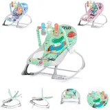 Chipolino Babywippe Baby Spa 2 in 1 elektrisch Stuhl Schaukelfunktion Spielbogen rosa
