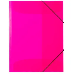 HERMA Schnellhefter Neon Kunststoff neon-pink DIN A4