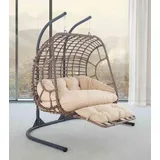 aea Hängesessel Hängekorb Beige
