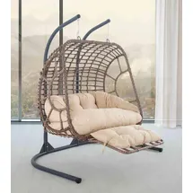 aea Hängesessel Hängekorb Beige
