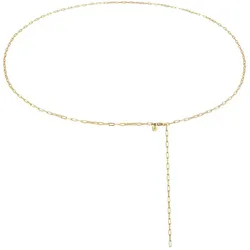 Elli PREMIUM Schmuckzubehör Taillenkette Body Chain Gliederkette 925 Silber Gold Damen 