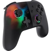 oniverse Black Star Wireless Switch Controller Controller Bluetooth LED Controller für Switch, OLED Switch Lite (iOS und Android kompatibel) Vibration Turbo Modus 6-Achsen Gyroskop Schwarz