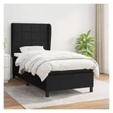 vidaXL Boxspringbett 100 x 200 cm Schwarz