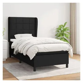 vidaXL Boxspringbett 100 x 200 cm Schwarz