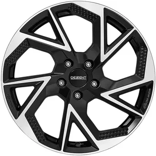 Dezent AP 7 x 18 5 x 114,3 ET35 MB60,1 Schwarz/Poliert