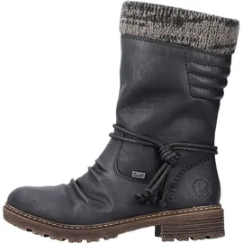 Rieker Stiefel in Schwarz/Grau | Gr.: 43