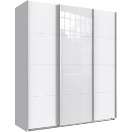 WIMEX Norderstedt 180 x 210 x 64 cm weiß/glas weiß/weiß
