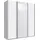 WIMEX Norderstedt 180 x 210 x 64 cm weiß/glas weiß/weiß
