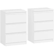 Homcom Nachtschrank 40 x 30 x 59,5 cm Weiß