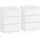 Homcom Nachtschrank 40 x 30 x 59,5 cm Weiß