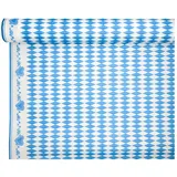 Papstar Tischdecke Airlaid 25 m x 118 cm Blau, Weiß