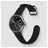 Withings ScanWatch 2 38 mm schwarz/silber, Sport Fluorelastomer-Armband schwarz/silber